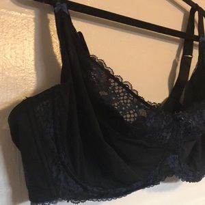ADORE ME 46DD bra in black & navy blue